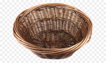 Basket, Wicker, Storage Basket PNG