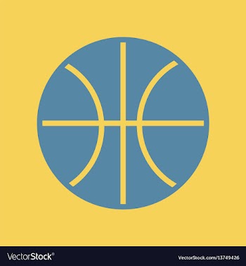 Basketball ball vector image