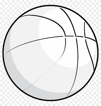 Basketball Black And White House Clipart Black And - White Basketball Ball Png
