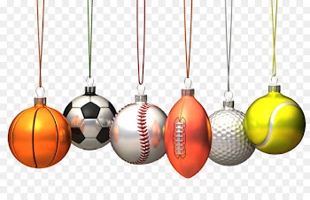 Basketball Christmas ornament Ball game Football - Sports balls bell 