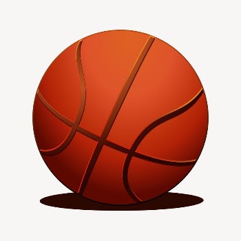 Basketball clipart, sport equipment illustration. | Free Photo - rawpixel