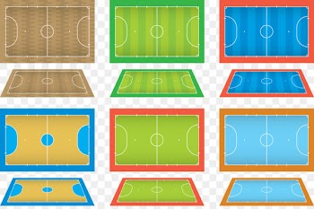 Basketball court Ball game - Vector ball games 