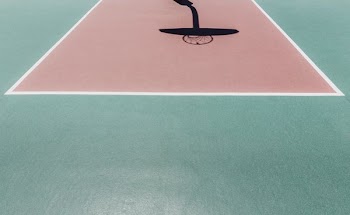 Basketball Court Hoop Shadow