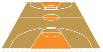 Basketball court Key Clip art - Outside Court Cliparts png ...