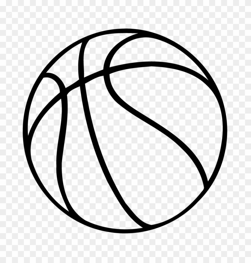 Basketball Decal - Outline Of A Basketball