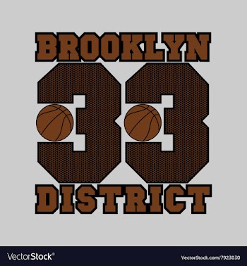 Basketball fashion Typography sport vector image