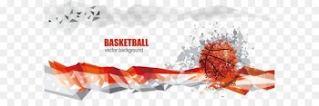 Basketball fire vector 