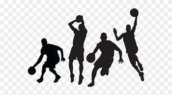 Basketball Jump Shot Sport Clip Art - Basketball Player Silhouette Vector