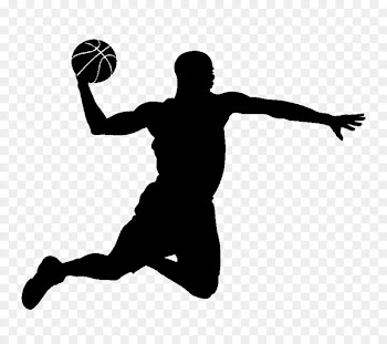 Basketball player Slam dunk Silhouette - basketball 