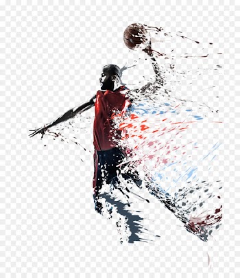 Basketball player Slam dunk Sport Stock photography - Elapsed basketball 