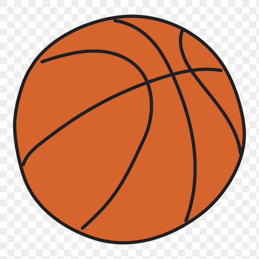 Basketball png sticker, sport doodle | Free PNG Illustration - rawpixel