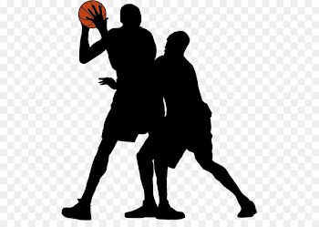 Basketball Silhouette Sport Clip art - Cartoon Basketball 