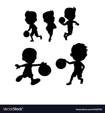 basketball silhouettes image