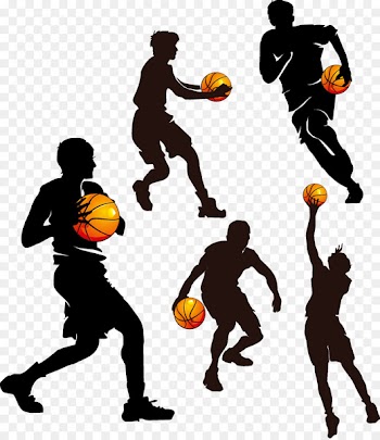 Basketball Sport Clip art - Basketball Silhouette 