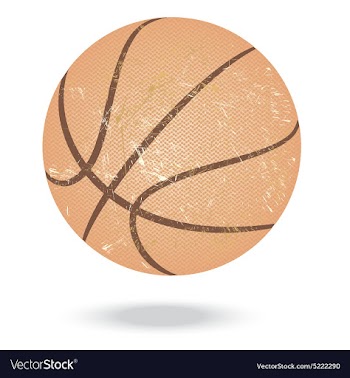 Basketball-vintage vector image