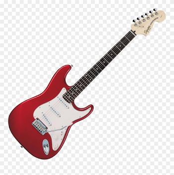 Bass Guitar Clipart Red Electric Guitar - Png Download (#2429189 ...