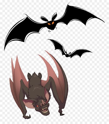 Bat Clip art - Halloween bats 