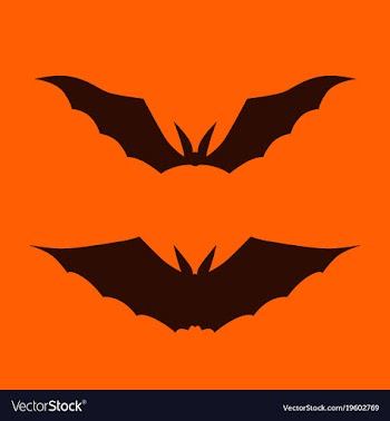 Bat dark vector image