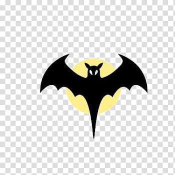 Bat Drawing illustration Illustration, Halloween full moon and bats transparent background PNG clipart