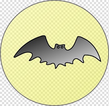 Bat Full moon , spooky transparent background PNG clipart