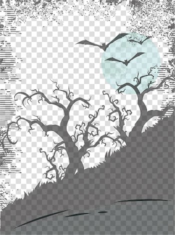 Bat Graphic design Poster Halloween, Withered bat night transparent background PNG clipart