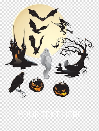 Bat Halloween Jack-o'-lantern , Halloween transparent background PNG clipart