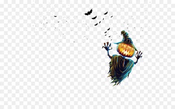 Bat Halloween scarecrow 