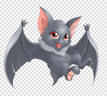 Bat illustration , Bat Cartoon , Halloween Bat Cartoon transparent background PNG clipart