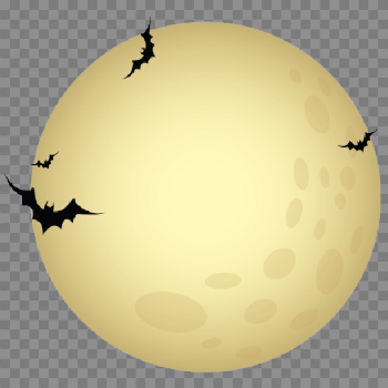 Bat Moon Download Transparent PNG Image