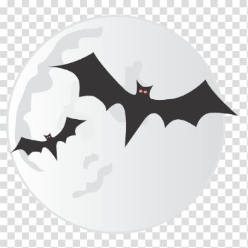 Bat Moon PNG Pic