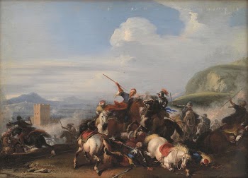 Bataille with Turkish cavalry | Free Photo - rawpixel