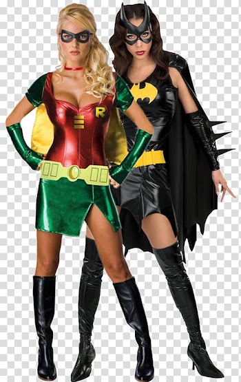 Batgirl Batman T-shirt Halloween costume, batgirl transparent background PNG clipart