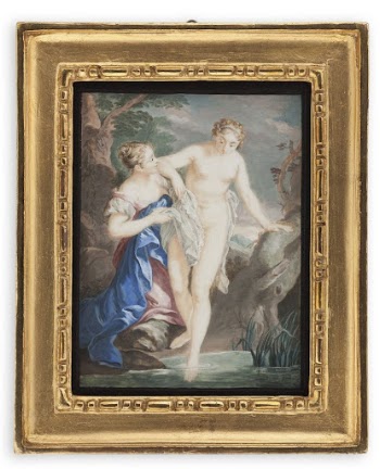 Bather and her attendant | Free Photo - rawpixel