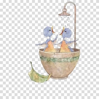 Bathing, Bird bath transparent background PNG clipart
