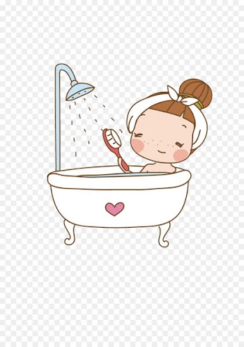Bathing Cartoon Shower gel - Bath shower bath 