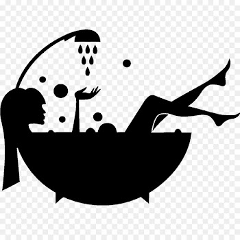 Bathroom Bathtub Silhouette Clip art - bathtub 