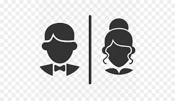 Bathroom Public toilet Female - Wc Toilet Man And Woman Icon 