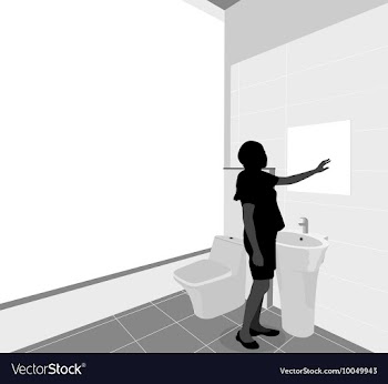 Bathroom vector image