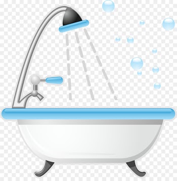 Bathtub Bathroom Toilet Tap - Simple bathtub vector 
