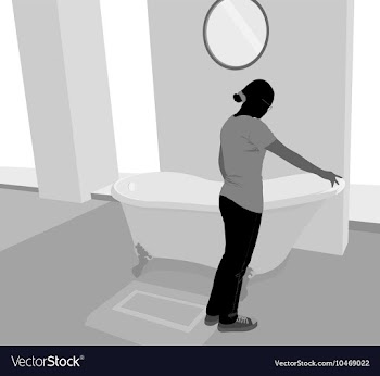 Bathtub vector image
