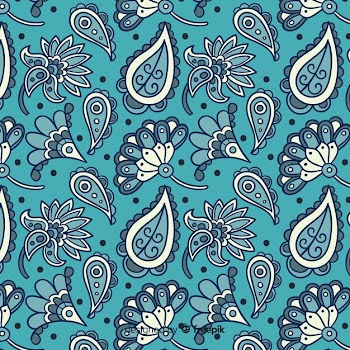 Batik floral pattern
