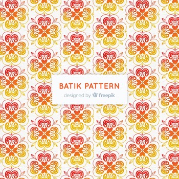 Batik pattern template
