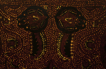 Batik Square, geometric design in brown | Free Photo - rawpixel