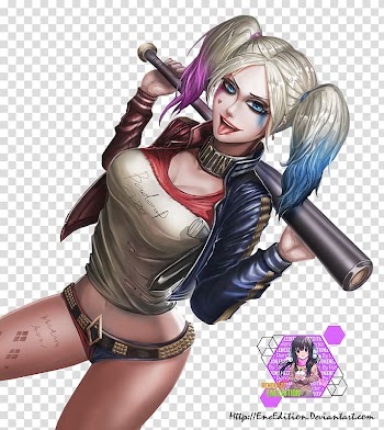 Batman and Harley Quinn Anime Batman and Harley Quinn Character, harley quinn transparent background PNG clipart