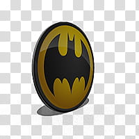 Batman Boot Animation, yellow and black Batman icon transparent background PNG clipart
