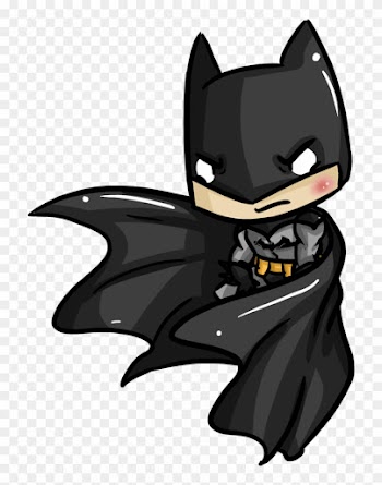 Batman Clipart Chibi - Batman Cute Transparent