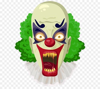 Batman Evil clown Clip art - Scary Clown Green PNG Clipart Image 