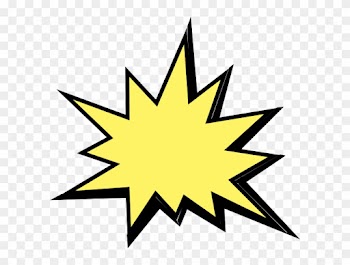 Batman Pow Clipart - Comic Book Bubbles Pow