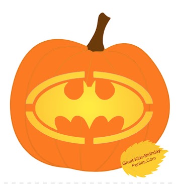Batman Pumpkin Stencil Jack-o'-lantern Batmobile - pumpkin 