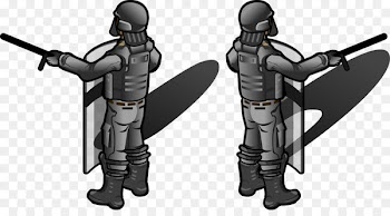 Baton Police officer - Riot police 